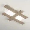 Plafoniere Moderne-Gea Luce Plafoniera tortora led 40w 3000k doha moderna