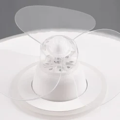 Ventilatori Da Soffitto-Selezionato da Mazzolaluce Plafoniera ventilatore bianco da soffitto con luce telecomando