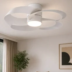 Ventilatori Da Soffitto-Selezionato da Mazzolaluce Plafoniera ventilatore con luce da soffitto moderno con telecomando 13mq