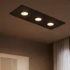 Plafoniere Moderne-Top Light Plafoniera vetro marrone moderna toplight path