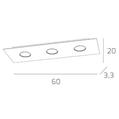 Plafoniere Moderne-Top Light Plafoniera vetro marrone moderna toplight path