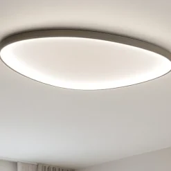 Plafoniere Moderne-Vivida International Plafoniera vivida lifering bronzo led 60w 3000k 4000k dimmerabile