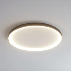 Plafoniere Moderne-Vivida International Plafoniera vivida lifering-r rotonda nera led 80w 3000k 4000k