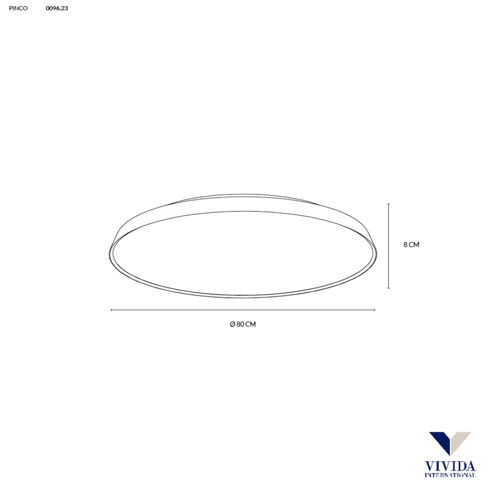 Plafoniere Moderne-Vivida International Plafoniera vivida pinco bronzo led 80w 3000k 4000k