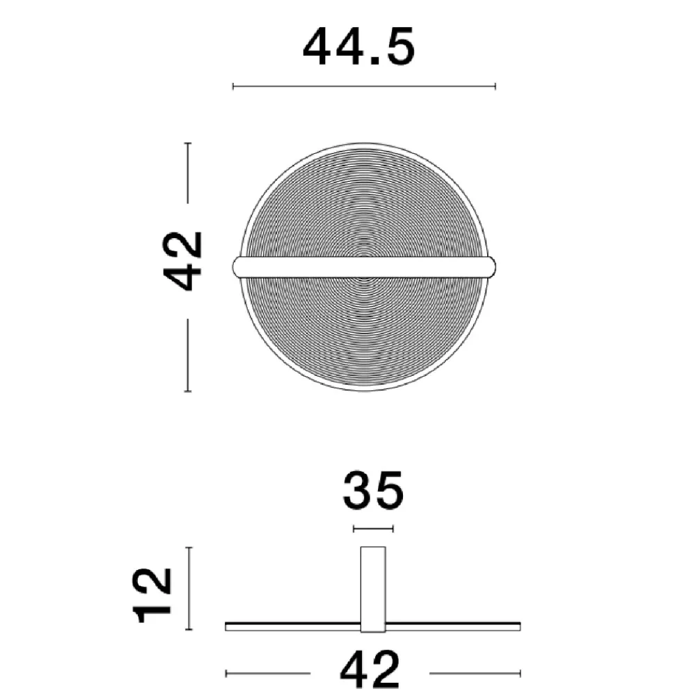 Plafoniere Moderne-Selezionato da Mazzolaluce Plafoniera 29w 3000k moderna caffe dimmerabile per cucina