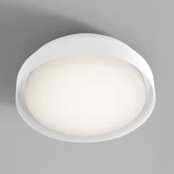 Plafoniere Da Esterno-Selezionato da Mazzolaluce Plafoniere da esterno bianca tonda moderna led 20w 3000k