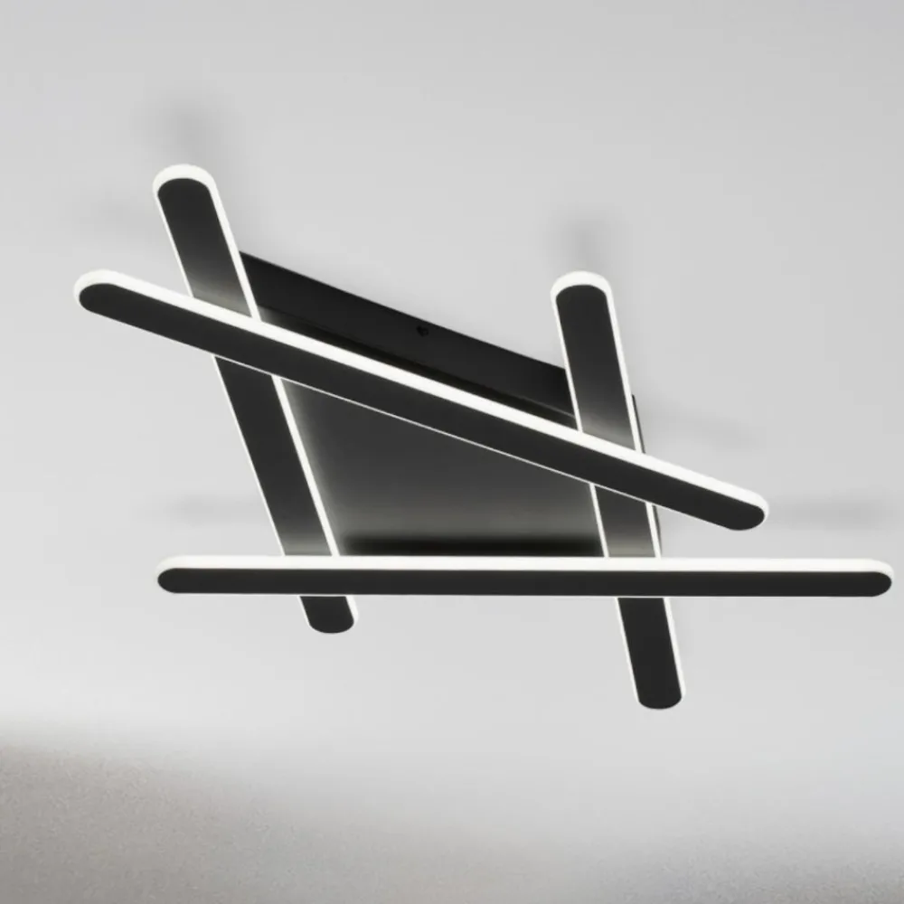 Plafoniere Moderne-Selezionato da Mazzolaluce Plafoniere led 60w 3000k dimmerabile design nero