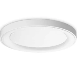 Plafoniere Moderne-Ideal Lux Planet pl d60 plafonieraper camera da letto led 3000k rotonda bianca