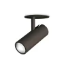 Faretti Da Incasso-Ideal Lux Play fi faretto nero da incasso led 7w 3000k