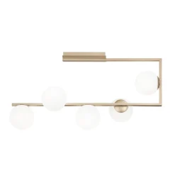 Plafoniere Moderne-Ondaluce Pl monile 5 oro plafoniera moderna 5 luci per soggiorno