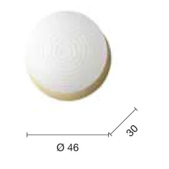 Plafoniere Moderne-Ondaluce Pl tondo plafoniera moderna sfera oro da parete soffitto
