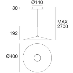 Lampadari Cucina-Linea Light Poe plus lampadario da cucina led 3000k nero
