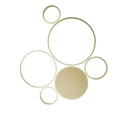 Plafoniere Moderne-Ondaluce Pois pl oro gr plafoniera led 68w 4000k