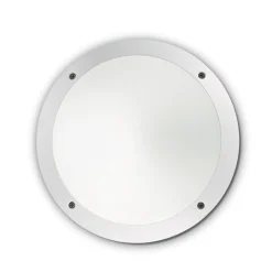 Applique Da Esterno-Ideal Lux Polar-1 ap1 applique da esterno parete soffitto resina anti corrosione bianca ip66