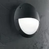 Applique Da Esterno-Ideal Lux Polar-2 ap1 applique per esterno rotonda nero ip66