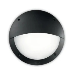 Applique Da Esterno-Ideal Lux Polar-2 ap1 applique per esterno rotonda nero ip66