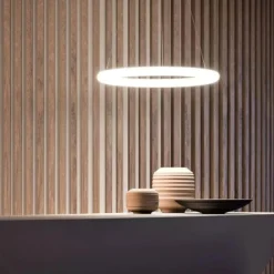 Lampadari Moderni-Linea Light Polo lampadario cerchio led moderno dimmerabile dali