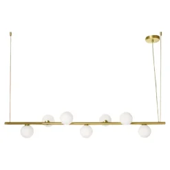 Lampadari Moderni-Miloox Pomi lampadario per soggiorno moderno oro