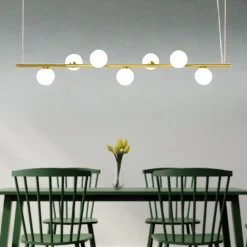 Lampadari Moderni-Miloox Pomi lampadario per soggiorno moderno oro