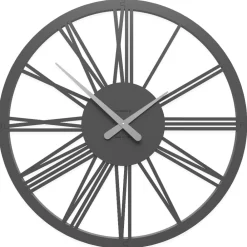 Orologi Da Parete Moderni-Selezionato da Mazzolaluce Pompei orologio da parete numeri romani 60 grigio quarzo