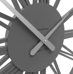 Orologi Da Parete Moderni-Selezionato da Mazzolaluce Pompei orologio da parete numeri romani 60 grigio quarzo