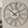 Orologi Da Parete Moderni-Selezionato da Mazzolaluce Pompei orologio da parete numeri romani 60cm alluminio