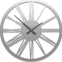 Orologi Da Parete Moderni-Selezionato da Mazzolaluce Pompei orologio da parete numeri romani 60cm alluminio