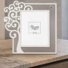 Soprammobili Moderni-Bongelli Preziosi Portafoto cornice da tavolo albero della vita 27x27 grigio