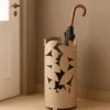 Mobili Ingresso Moderni-Selezionato da Mazzolaluce Portaombrelli beige moderno metallo per ingresso