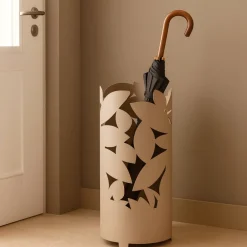Mobili Ingresso Moderni-Selezionato da Mazzolaluce Portaombrelli beige moderno metallo per ingresso