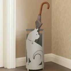 Mobili Ingresso Moderni-Selezionato da Mazzolaluce Portaombrelli da ingresso moderno gatto fango metallo