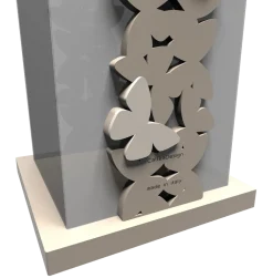 Mobili Ingresso Moderni-Selezionato da Mazzolaluce Portaombrelli moderno farfalle legno colore tortora