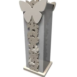 Mobili Ingresso Moderni-Selezionato da Mazzolaluce Portaombrelli moderno farfalle legno colore tortora