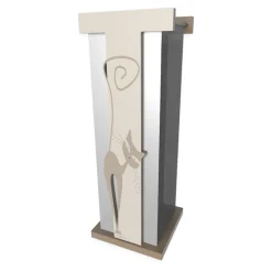 Mobili Ingresso Moderni-Selezionato da Mazzolaluce Portaombrelli moderno gatto legno tortora