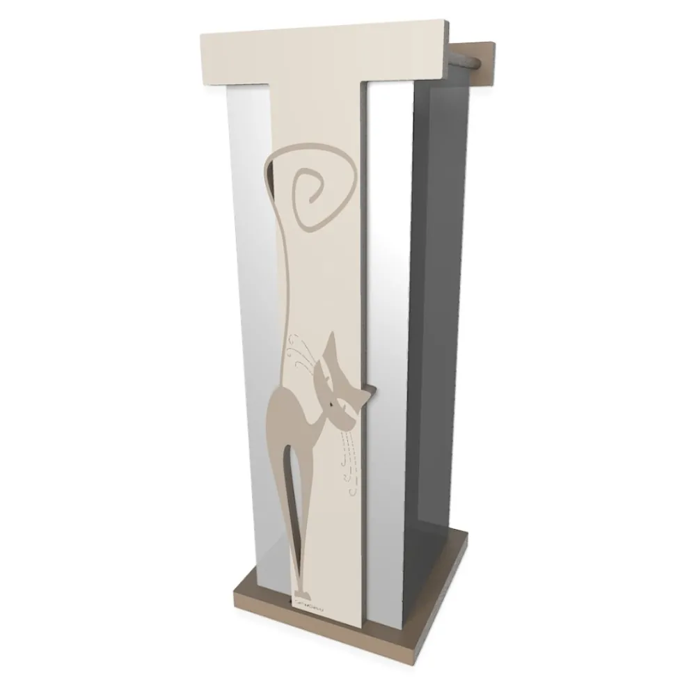Mobili Ingresso Moderni-Selezionato da Mazzolaluce Portaombrelli moderno gatto legno tortora