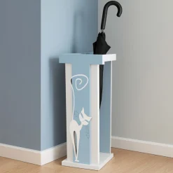 Mobili Ingresso Moderni-Selezionato da Mazzolaluce Portaombrelli moderno gatto legno bianco design