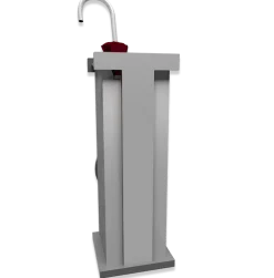 Mobili Ingresso Moderni-Selezionato da Mazzolaluce Portaombrelli moderno musicale chiave di violino legno nero grigio