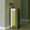 Mobili Ingresso Moderni-Selezionato da Mazzolaluce Portaombrelli moderno stripes verde mela grigio bianco