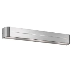 Applique Da Parete-Ideal Lux Posta ap4 applique da parete 62cm alluminio spazzolato