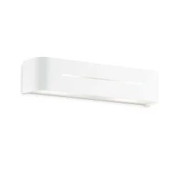 Applique Da Parete-Ideal Lux Posta ap2 lampada da parete bianco 36cm rettangolare