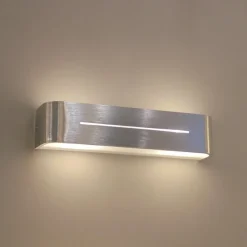 Applique Da Parete-Ideal Lux Posta ap2 lampada da parete orizzontale grigio