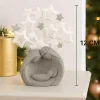 Presepi Di Natale-Bongelli Preziosi Presepe albero stelle grigio h12 moderno