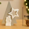 Presepi Di Natale-Bongelli Preziosi Presepe di natale h13 cm moderna statuina nocciola