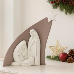 Presepi Di Natale-Bongelli Preziosi Presepe di natale natività h27 tortora