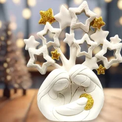Presepi Di Natale-Bongelli Preziosi Presepe di natale oro h12 statuina nativita