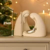 Presepi Di Natale-Bongelli Preziosi Presepe moderno statuina h21 nocciola