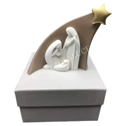 Presepi Di Natale-Bongelli Preziosi Presepe natale moderno h13 tortora natività
