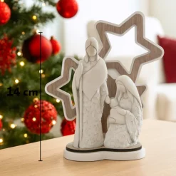 Presepi Di Natale-Bongelli Preziosi Presepe statuetta di natale natività h14 rovere