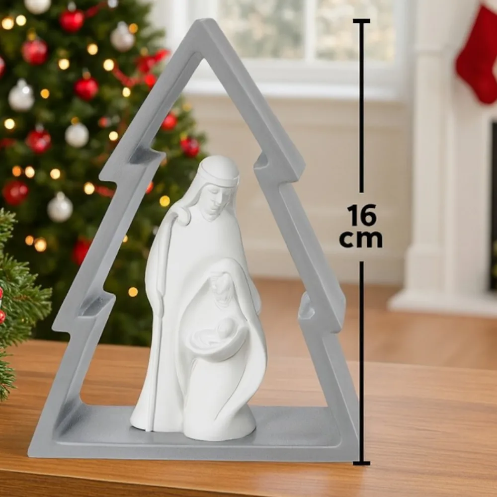 Presepi Di Natale-Bongelli Preziosi Presepe statuina di natale grigio h16