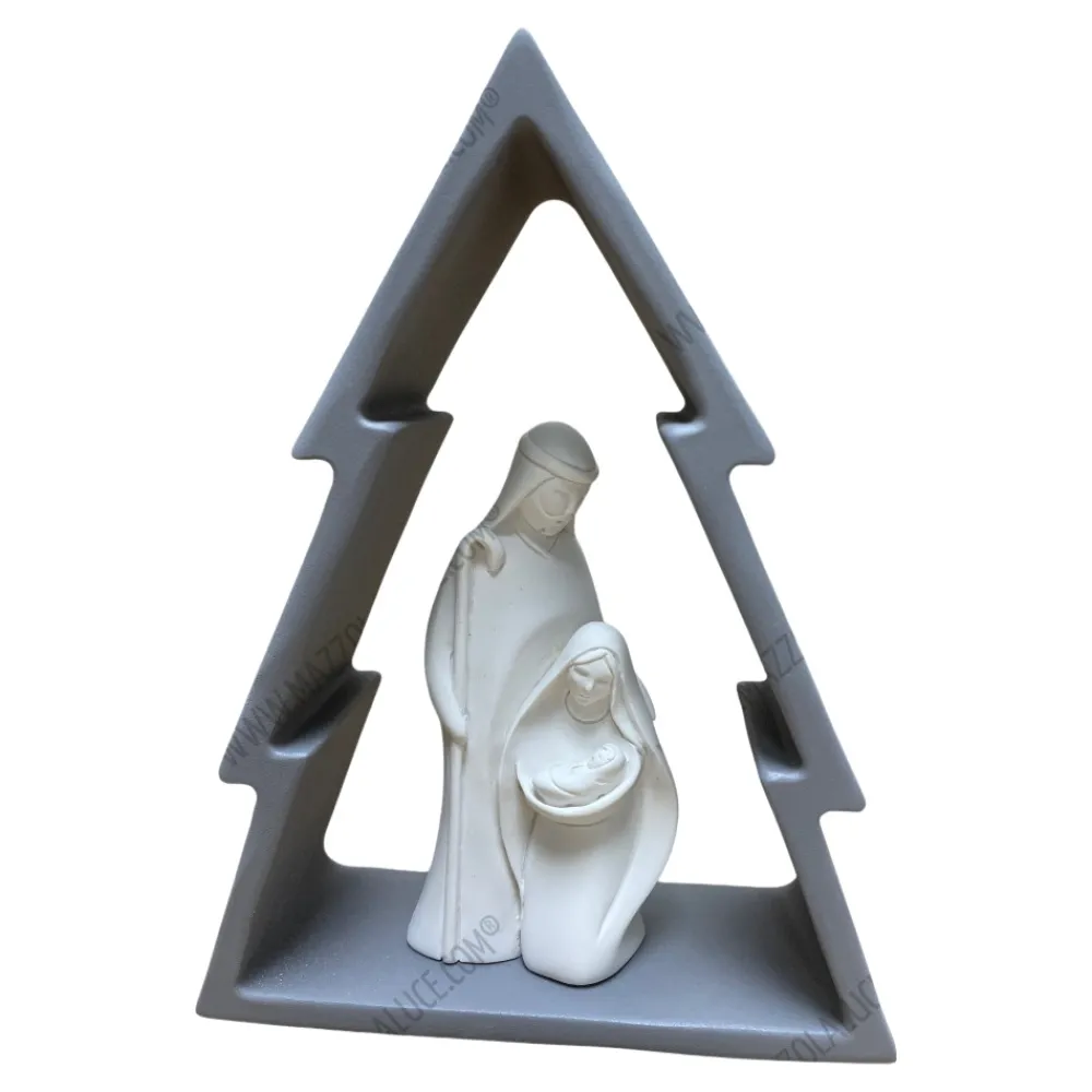 Presepi Di Natale-Bongelli Preziosi Presepe statuina di natale grigio h16